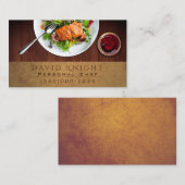 Kaas voor voedselontwerp visitekaartje (Voorkant / Achterkant)