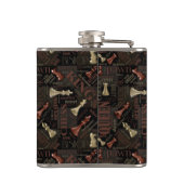 Kaas Voorwaarden en stukken Koper en Gold ID784 Heupfles (Achterkant)