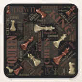 Kaas Voorwaarden en stukken Koper en Gold ID784 Kartonnen Onderzetters (Voorkant)