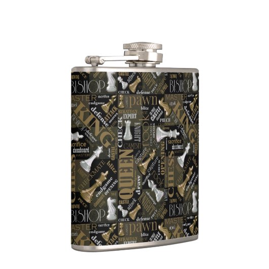 Kaas Voorwaarden en Stukken Zilver en Gold ID784 Heupfles (Rechts)