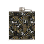 Kaas Voorwaarden en Stukken Zilver en Gold ID784 Heupfles (Achterkant)