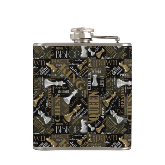 Kaas Voorwaarden en Stukken Zilver en Gold ID784 Heupfles (Achterkant)