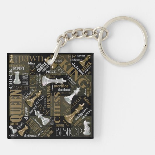 Kaas Voorwaarden en Stukken Zilver en Gold ID784 Sleutelhanger (Achterkant)