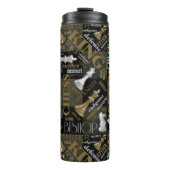 Kaas Voorwaarden en Stukken Zilver en Gold ID784 Thermosbeker (Voorkant)