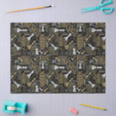 Kaas Voorwaarden en Stukken Zilver en Gold ID784 Tissuepapier (Craft)