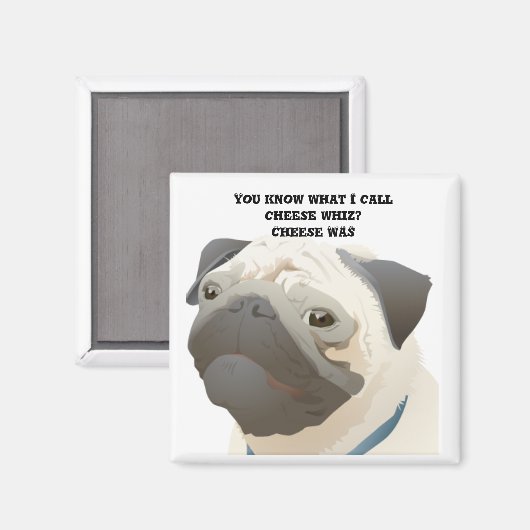 "Kaas WAS" Magneet (Voorkant / Achterkant)