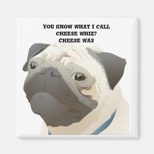 "Kaas WAS" Magneet (Voorkant)