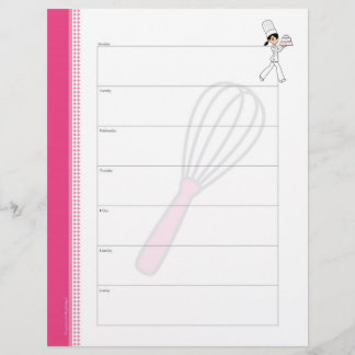 Kaas Weekly Meal Planner Pages