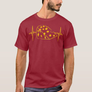 Kaas Wig Hartslag Gegrilde Zuivel Landbouw _16 T-shirt
