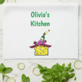 Kaas Wijn Kitchen Hand Towel Theedoek (Gevouwen)