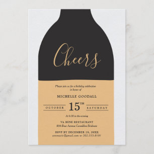 Kaas Wijnflesje Volwassenen Dag Partij Kaart