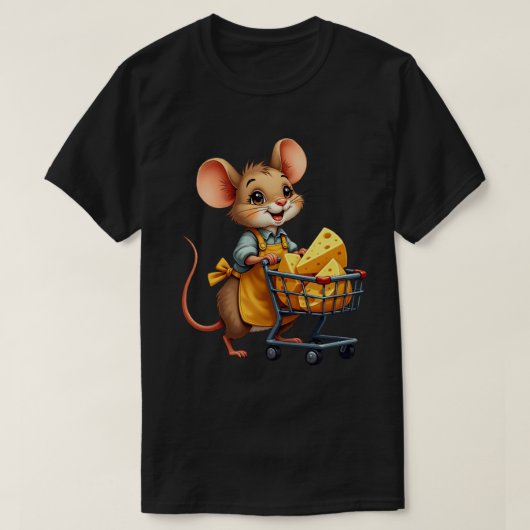 Kaas Winkel Muis T-shirt (Design voorkant)
