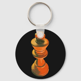 Kaas, witte koning, gestileerd (1) sleutelhanger
