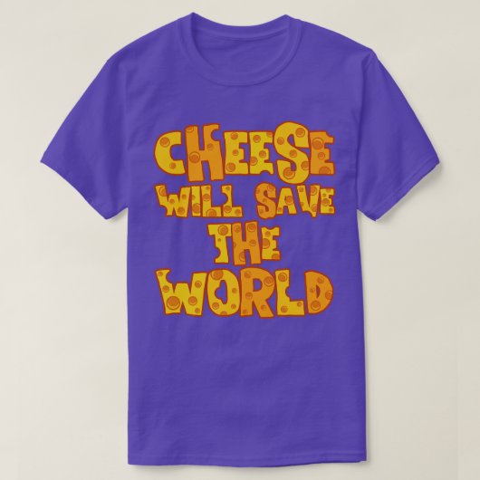 KAAS ZAL DE WERELD REDDEN T-SHIRT (Design voorkant)