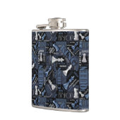 Kaas Zilver en Blauw ID784 Heupfles (Links)