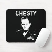 Kaas — Zwart en wit Muismat (Met muis)