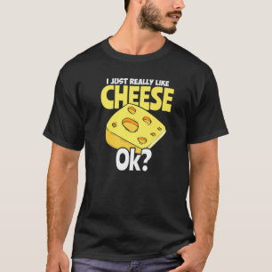 Kaas Zwitserse Geroosterde Kaasachtige Cheddar T-shirt
