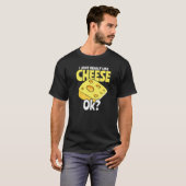 Kaas Zwitserse Geroosterde Kaasachtige Cheddar T-shirt (Voorkant volledig)