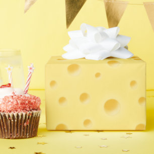 Kaasachtig Cadeau Grappig Realistisch Cheddarkaas Cadeaupapier