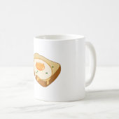 Kaasachtige eier toast koffiemok (Voorkant rechts)