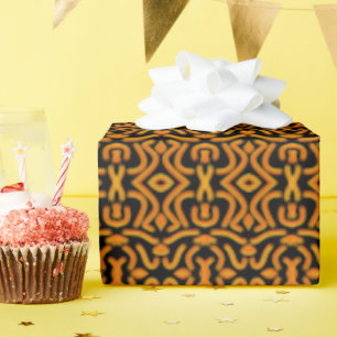 Kaasachtige Noedel Doedel Kunst Spiegelbeeld Patro Cadeaupapier