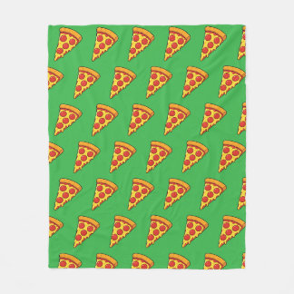 Kaasachtige Pepperoni Pizzapunt Fleece Deken