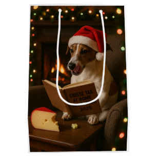 Kaasbelasting Kerstcadeautas - Jack Russell Medium Cadeauzakje