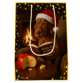 Kaasbelasting Vizsla-hond Kerstcadeautas Medium Cadeauzakje