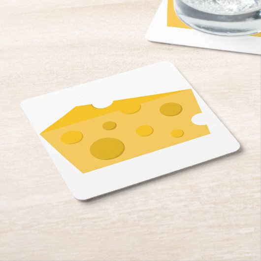 Kaasblok Kartonnen Onderzetters (Schuin)
