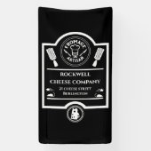 kaasboer spandoek (Verticaal)