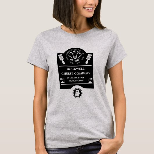 kaasboer t-shirt (Voorkant)