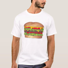 Kaasburger Burger Cheeseburger Kookout Voedsel T-shirt
