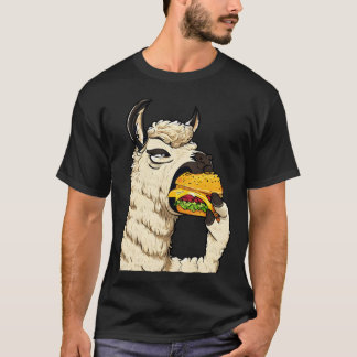 Kaasburger etende lama vrienden t-shirt