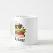 Kaasburger Grappige Eten Grappen Koffiemok (Voorkant links)