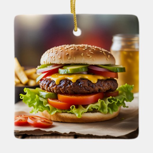Kaasburger Keramisch Ornament (Voorkant)