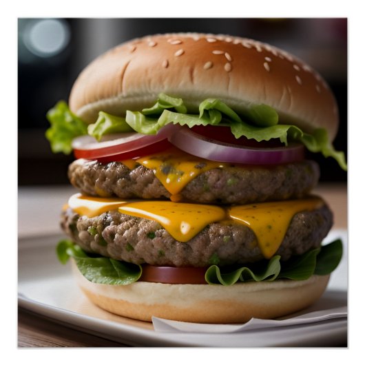 Kaasburger Perfect Poster (Voorkant)
