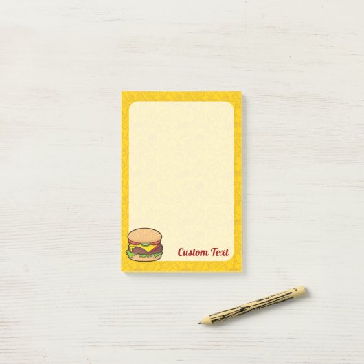 Kaasburger Post-it® Notes (Op bureau)