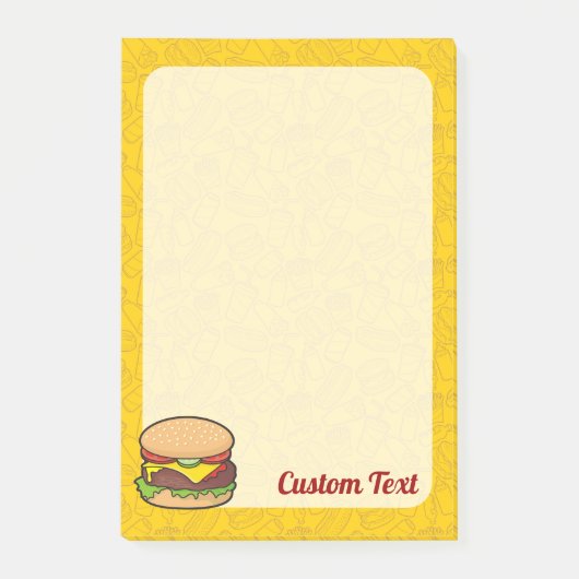Kaasburger Post-it® Notes (Voorkant)