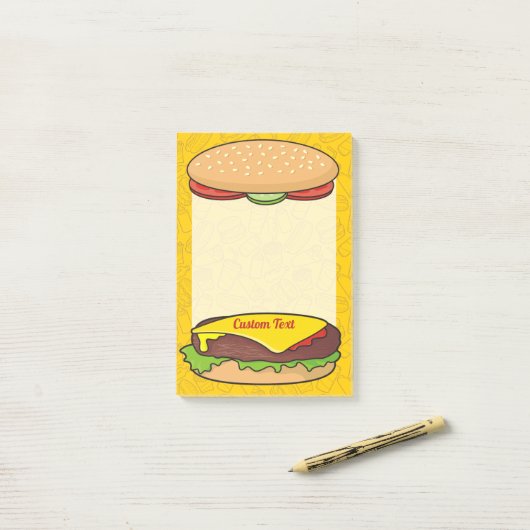 Kaasburger Post-it® Notes (Op bureau)