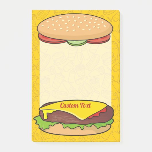 Kaasburger Post-it® Notes (Voorkant)