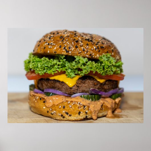 Kaasburgers Poster (Voorkant)