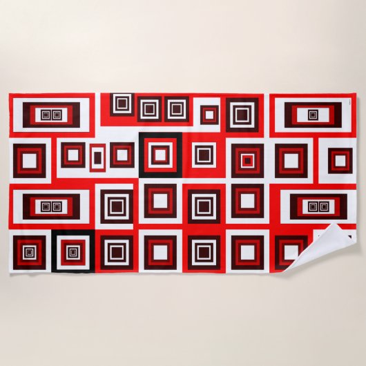 Kaasdoek met omhuld strand strandlaken (Voorkant)