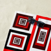 Kaasdoek met omhuld strand strandlaken (In situ)