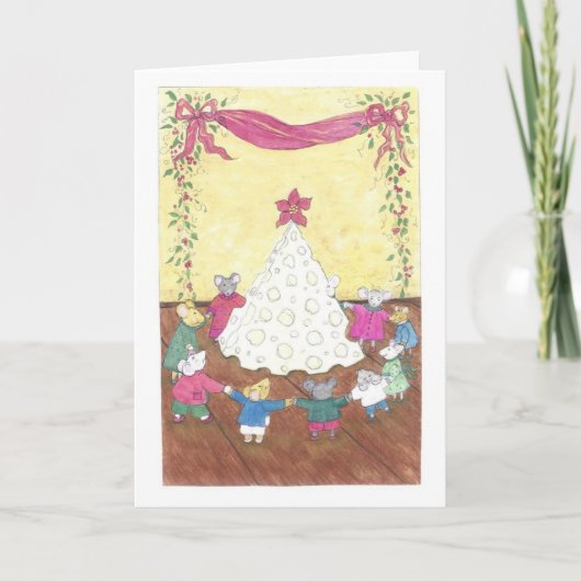 kaasdop feestdagen kaart (Voorkant)