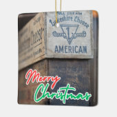  kaasetiket keramisch ornament (Links)