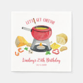 Kaasfondue Party Servet (Voorkant)