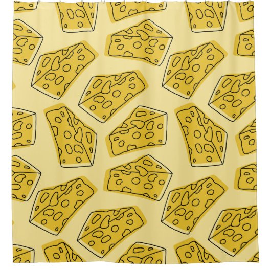  kaasgele achtergrond naadloos douchegordijn (Voorkant)