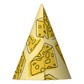  kaasgele achtergrond naadloos feesthoedjes (Achterkant)