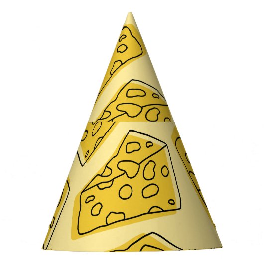  kaasgele achtergrond naadloos feesthoedjes (Voorkant)