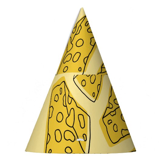  kaasgele achtergrond naadloos feesthoedjes (Links)